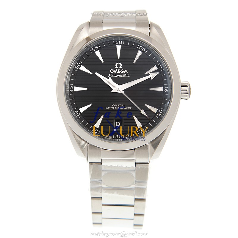 Omega Seamaster 220.10.41.21.01.001 Automatic Stainless Steel Black Dial Replica Watch - Image 2