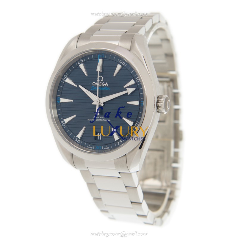 Omega Seamaster 220.10.41.21.03.001 Automatic Blue Dial Stainless Steel Replica Watch - Image 3