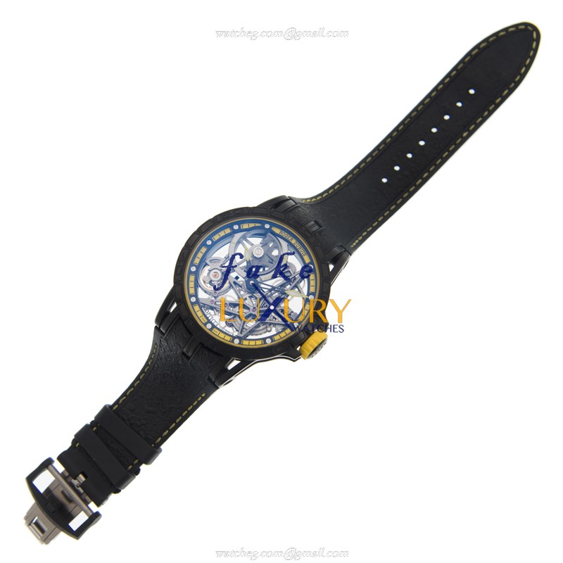 RDDBEX0616 - Roger Dubuis Excalibur Replica Watch Automatic Titanium Transparent Skull Dial - Image 2