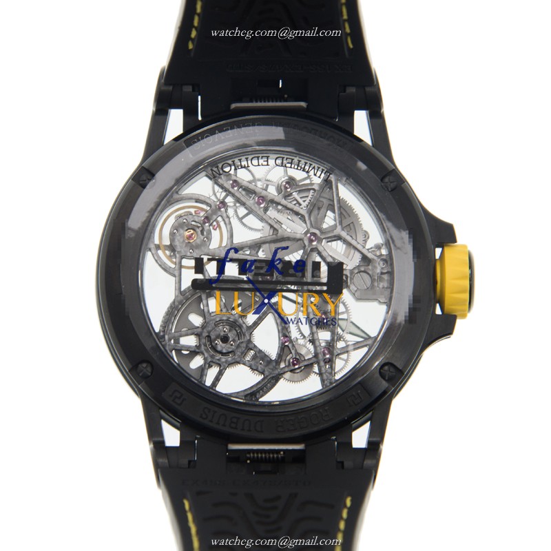 RDDBEX0616 - Roger Dubuis Excalibur Replica Watch Automatic Titanium Transparent Skull Dial - Image 4