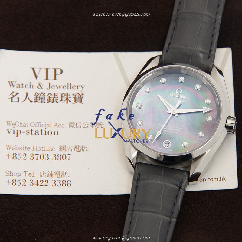 Omega 231.13.39.21.57.001 Replica SEAMASTER, Swiss Auto Movement, 38.5mm SS Case, Black Dial & - Image 5