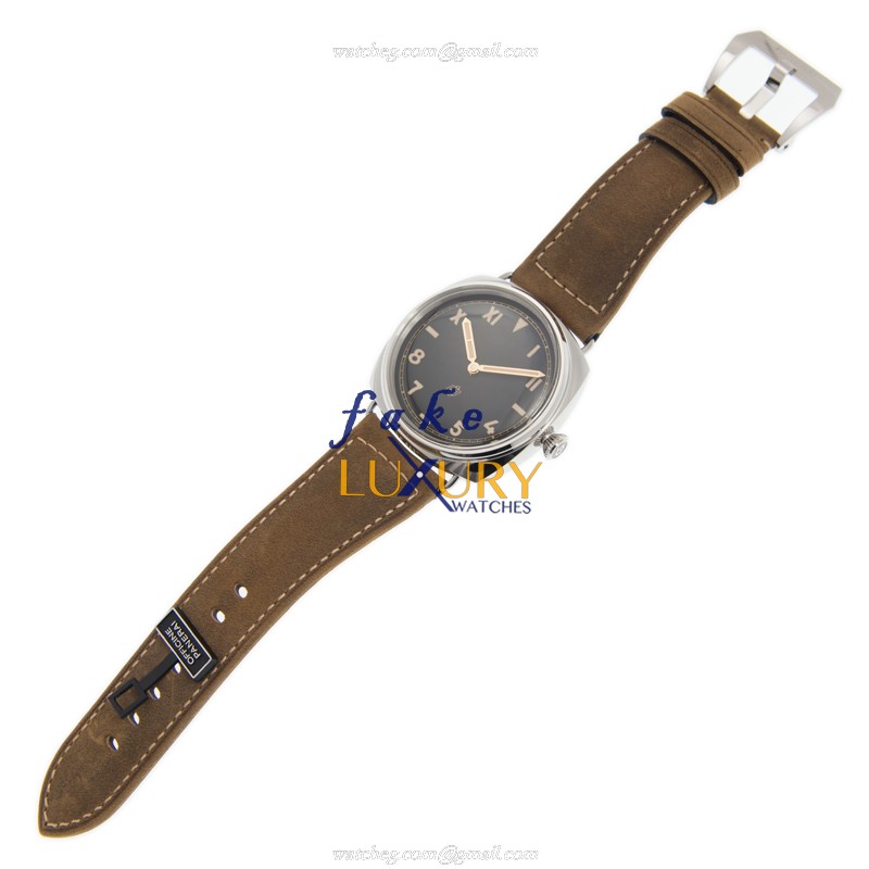 Panerai PAM00424 RADIOMIR | Manual Wind | Stainless Steel | Black Dial | Brown Cowhide | Sapphire - Image 2