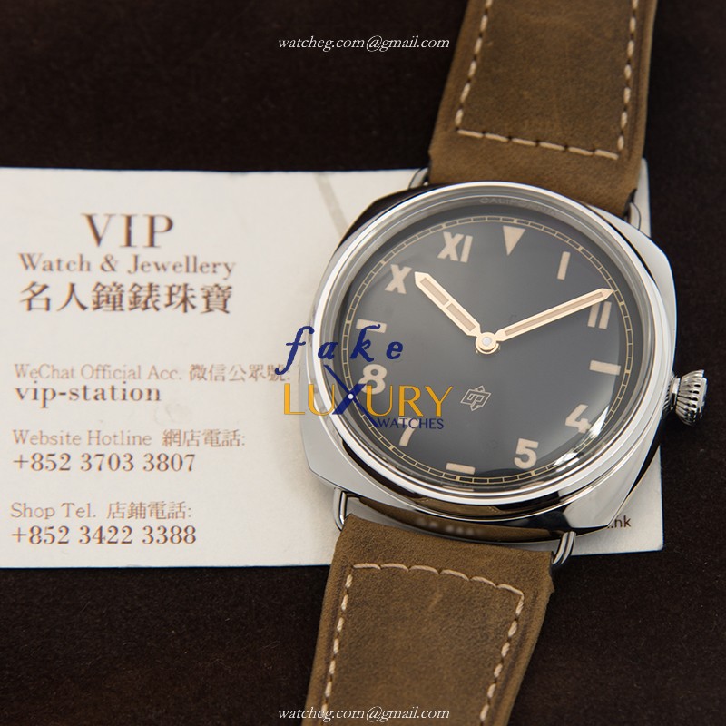 Panerai PAM00424 RADIOMIR | Manual Wind | Stainless Steel | Black Dial | Brown Cowhide | Sapphire - Image 5