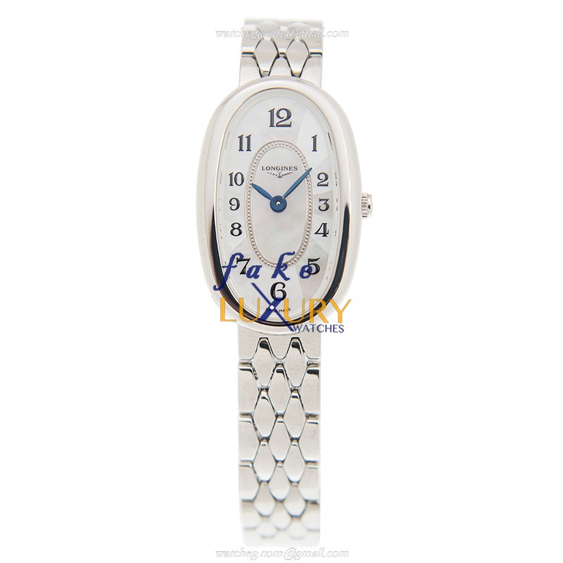 Longines L2.305.4.83.6 Symphonette Replica Watch - White Mother of Pearl Dial - Quartz - Steel - Image 2