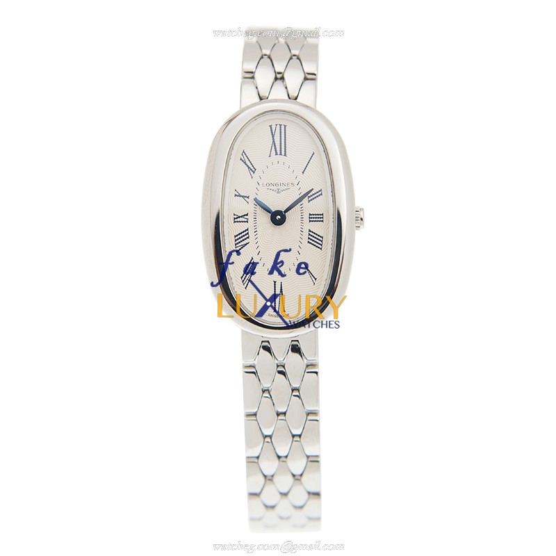 Longines L2.305.4.71.6 Symphonette Replica Watch, Quartz Movement, White Dial, Steel Bracelet - Image 2