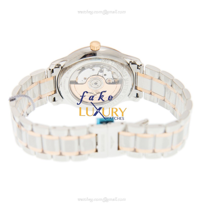 Longines L2.628.5.79.7 Master Replica Watch, 38.5mm, Automatic, Silvery White Dial, Rose Gold & - Image 4