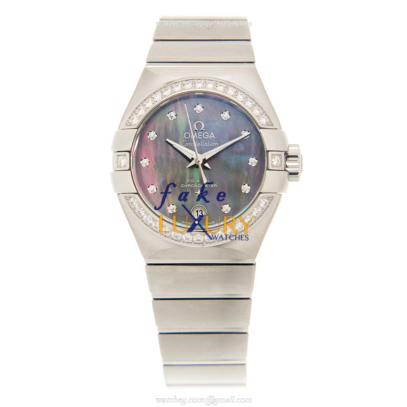 Omega 123.15.27.20.57.003 Automatic Stainless Steel Constellation Replica Watch, Swiss Movement - Image 2