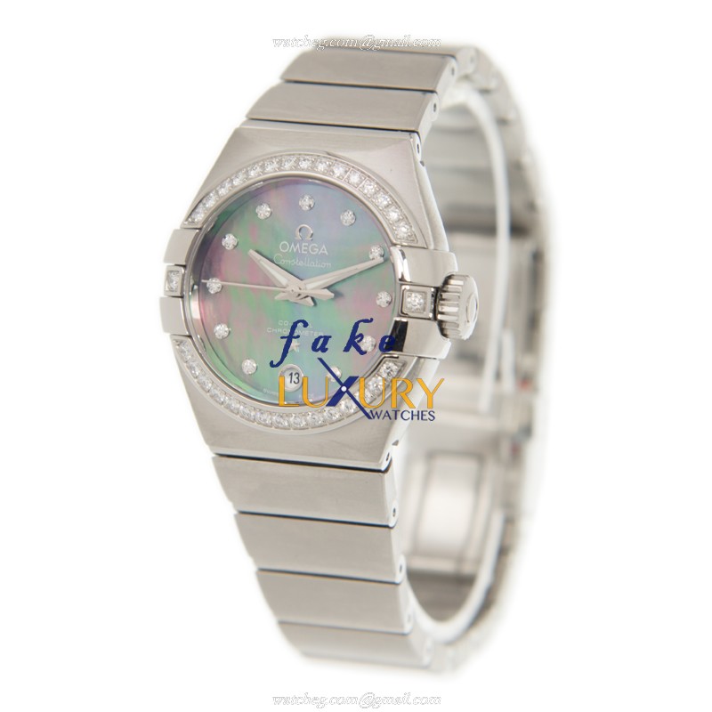 Omega 123.15.27.20.57.003 Automatic Stainless Steel Constellation Replica Watch, Swiss Movement - Image 3