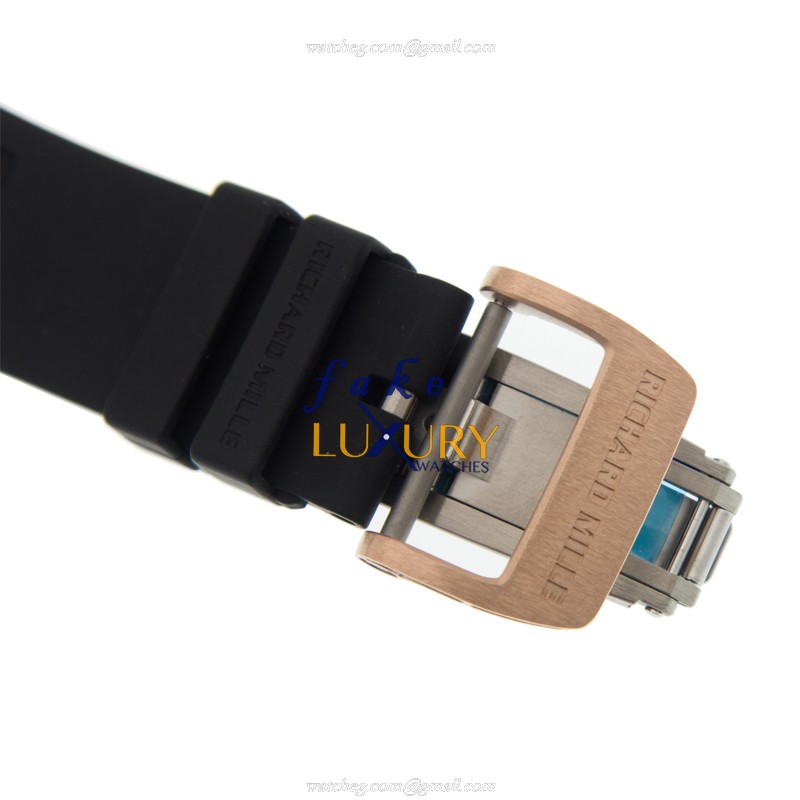 Richard Mille RM029-RG Replica Watch, Automatic Movement, 18kt Rose Gold Case, Black Dial - Image 4
