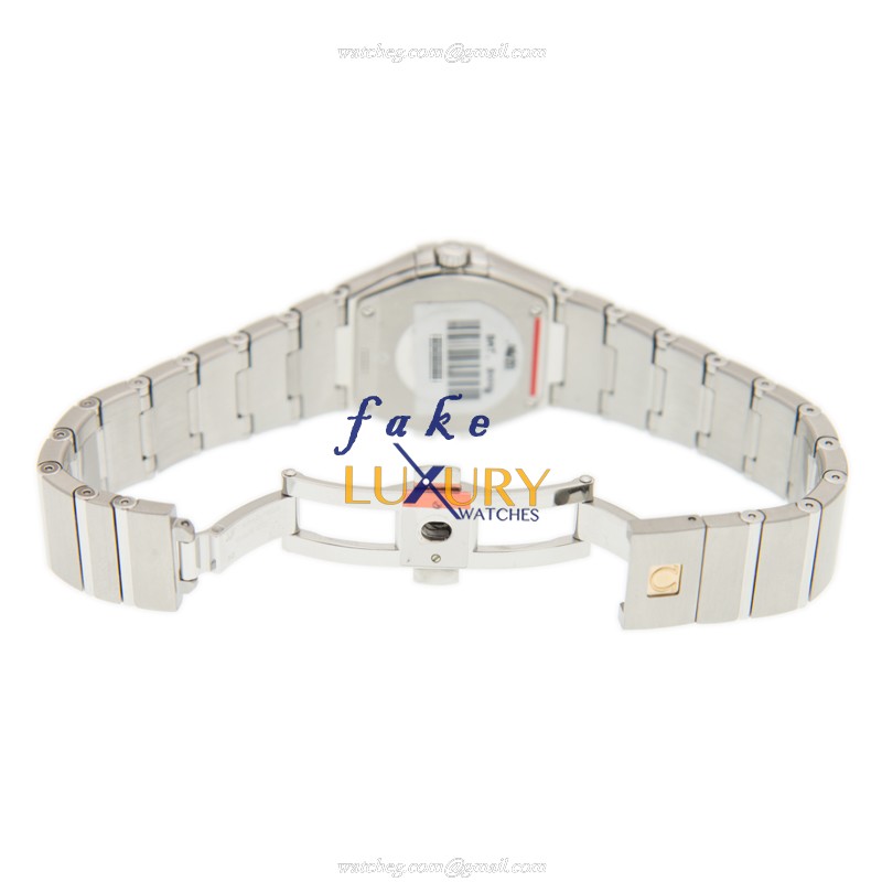 Omega 123.10.27.60.56.001 Constellation Quartz Stainless Steel Replica Watch, Auto, Dark Grey Dial - Image 5