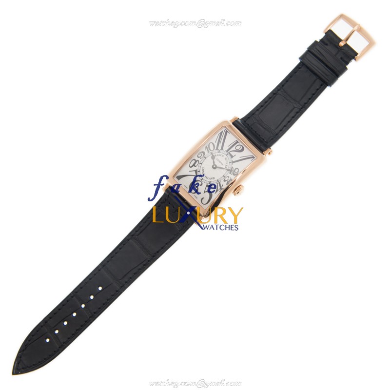 Franck Muller 952 QZ 5N LONG ISLAND Quartz 18kt Rose Gold - Replica Watch - 952QZ-5N-ROSE-STEEL - Image 2