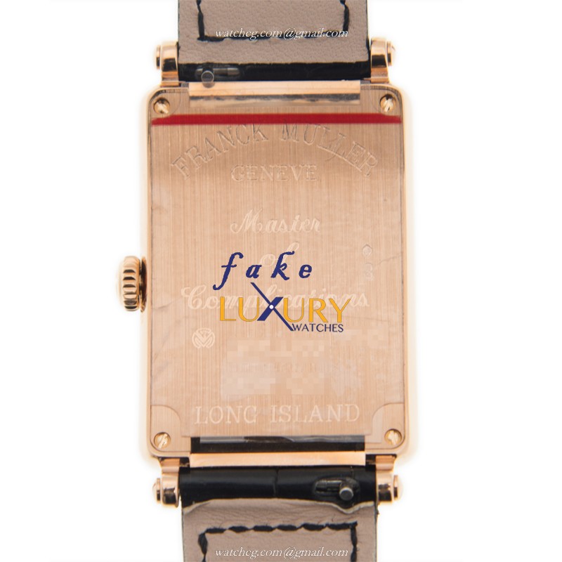 Franck Muller 952 QZ 5N LONG ISLAND Quartz 18kt Rose Gold - Replica Watch - 952QZ-5N-ROSE-STEEL - Image 3