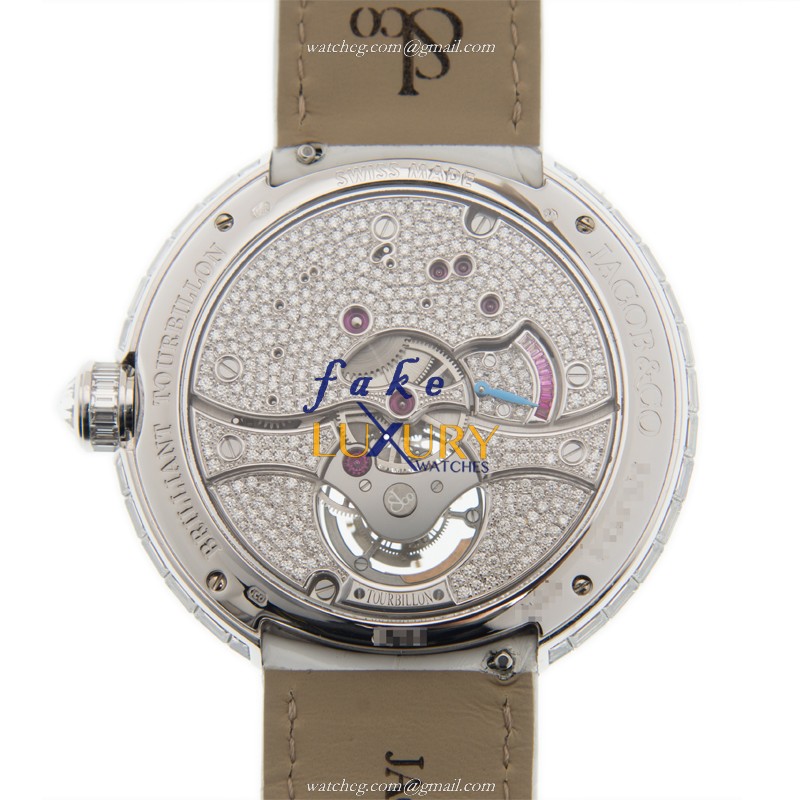 Jacob & Co BT543.30.BD.BD.B DB4D Manual Wind 18kt White Gold Diamond Replica Watch - Image 3