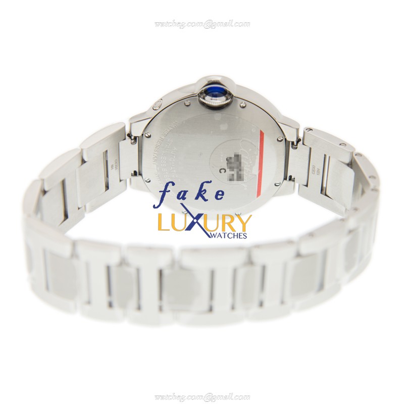 Cartier WSBB0021 BALLON BLEU Automatic Steel Case Replica Watch, Silver Dial, Stainless Steel - Image 4