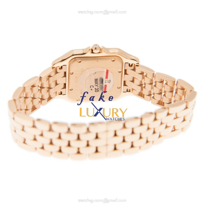 Cartier WJPN0009 Panthere De Cartier Replica Watch, Quartz Movement, Rose Gold Case with Diamonds - Image 4