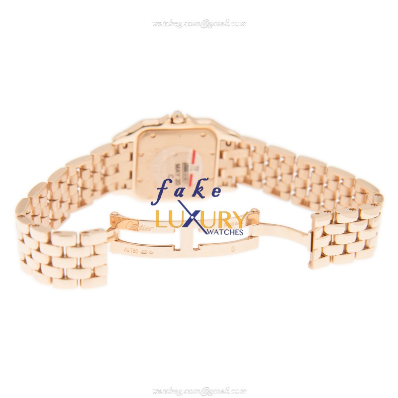 Cartier WJPN0009 Panthere De Cartier Replica Watch, Quartz Movement, Rose Gold Case with Diamonds - Image 5