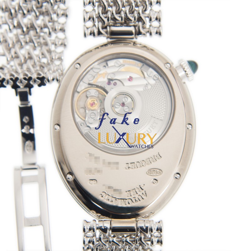 Breguet 8908BB/52/J20/D000 REINE DE NAPLES Automatic 18kt White Gold Diamond Replica Watch - Image 4
