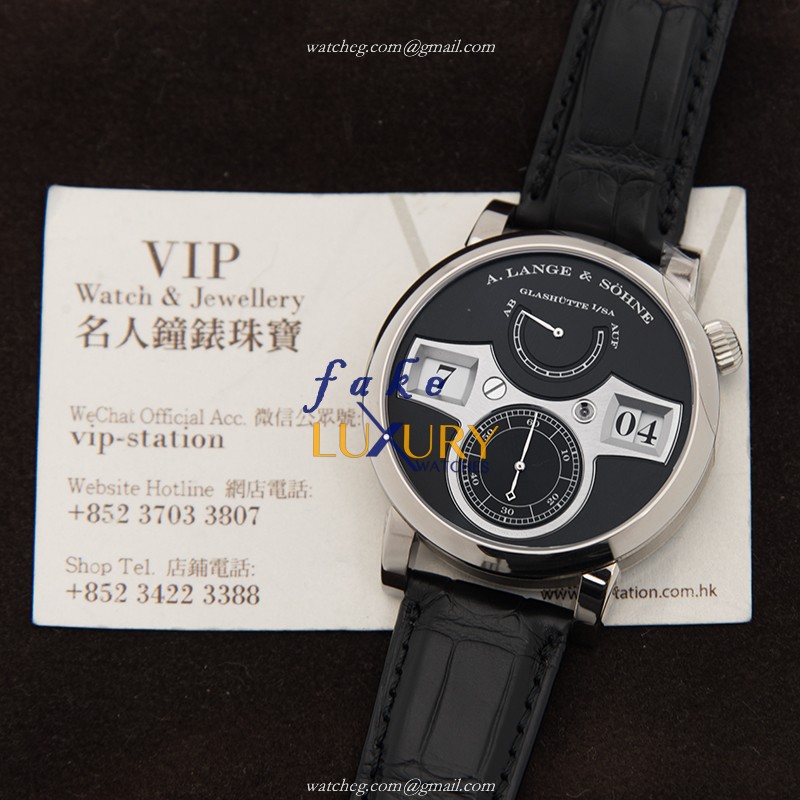 140.029 - A Lange & Sohne Owl Replica Watch with Automatic Movement in Black Dial - Image 5
