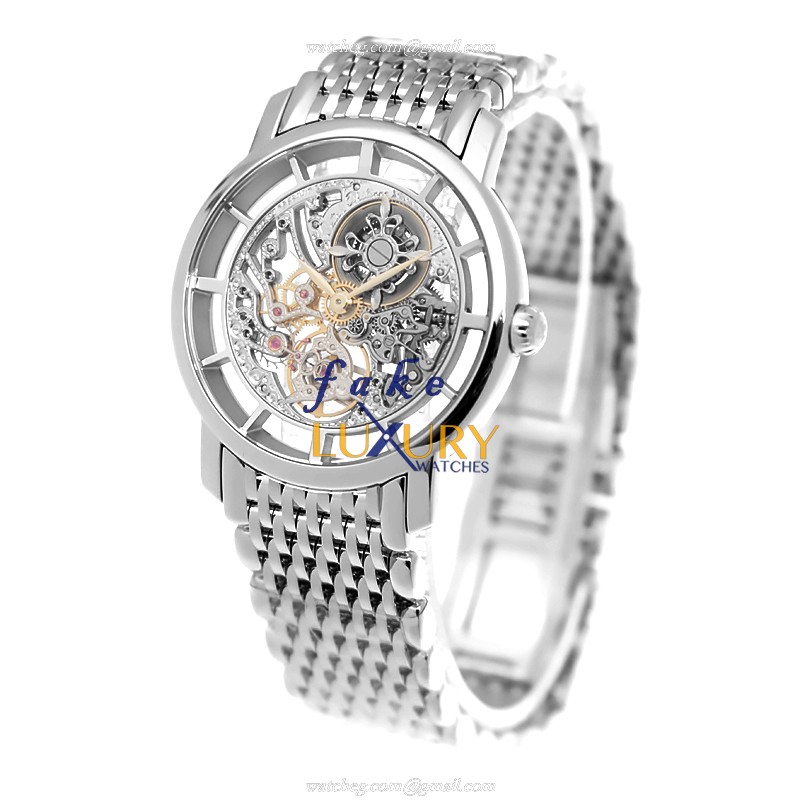 Patek Philippe 7180/1G-001 Replica Watch, Silver Dial, 18kt White Gold Case, Manual Wind - Image 3