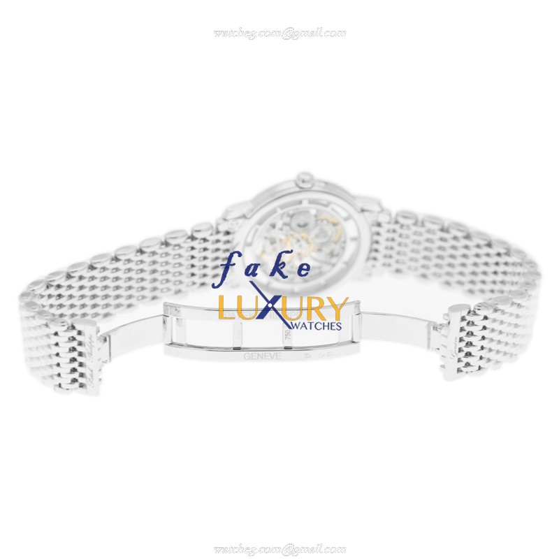 Patek Philippe 7180/1G-001 Replica Watch, Silver Dial, 18kt White Gold Case, Manual Wind - Image 5