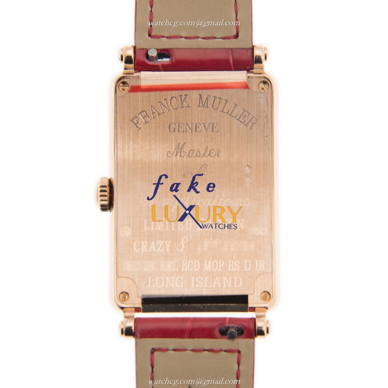 Franck Muller 952 QZ REL 8CD MOP RS D 1R5N | Quartz | 18kt Rose Gold & Diamonds | Replica Watch - Image 3