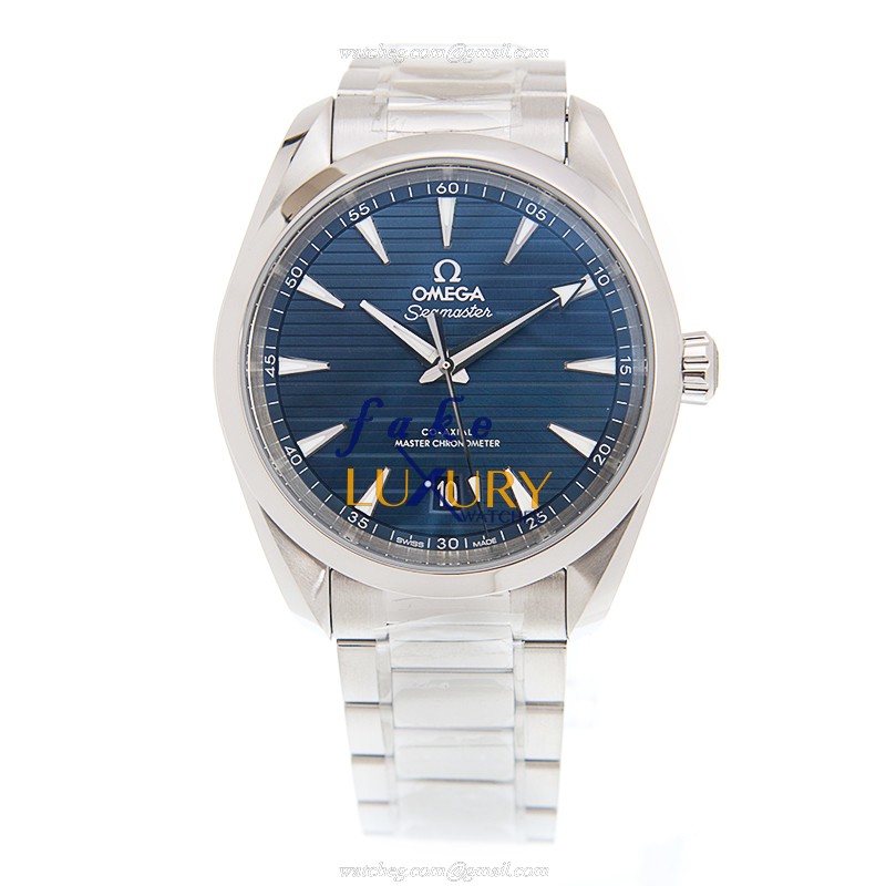 Omega SEAMASTER Automatic Replica Watch 220.10.38.20.03.001 - Blue Dial, Stainless Steel Case - Image 2