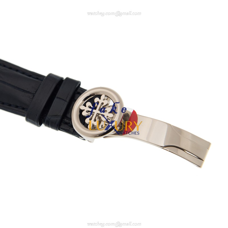 Patek Philippe 5930G-001 Replica Watch, Automatic Movement, 18kt White Gold Case, Blue Dial - Image 4