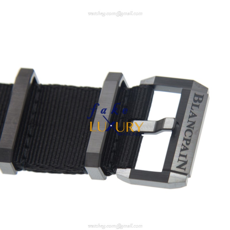 Blancpain 5000-0130-NABA Fifty Fathoms Replica Watch, Automatic, Ceramic Case, Black Dial - Image 4