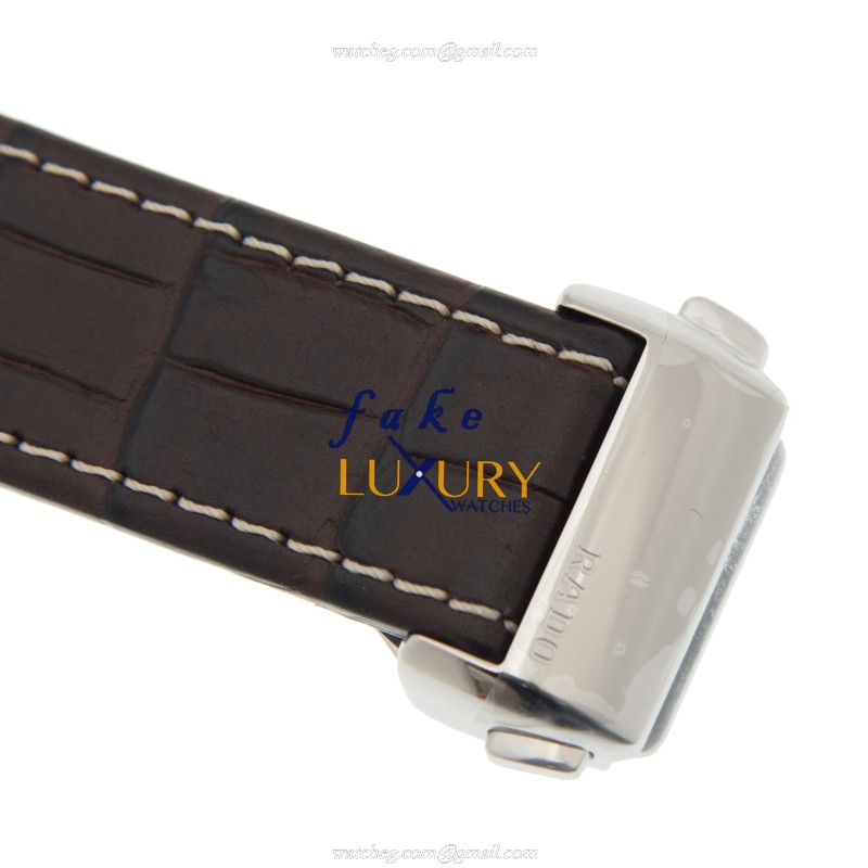 Rado R30179105 CENTRIX | Automatic | Silver Dial Brown Leather | Steel | Replica Watch - Image 4