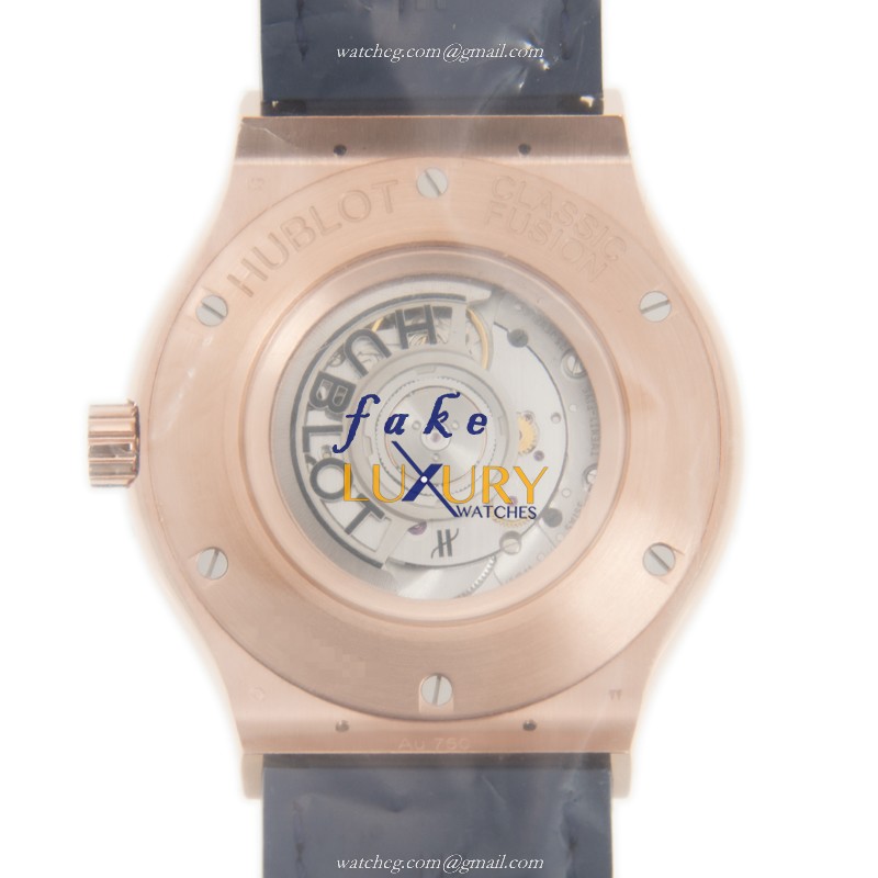 Hublot 511.OX.7180.LR Classic Fusion Auto 18kt Rose Gold Ceramic Bezel Replica Watch - Image 3