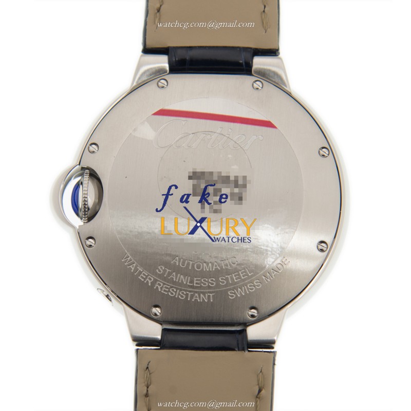 Cartier WSBB0020 BALLON BLEU - Automatic - Stainless Steel Case - Replica Watch - 37mm - Silver Dial - Image 3