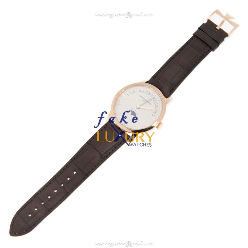 Vacheron Constantin Patrimony Traditionelle 4010U/000R-B329 Automatic 18kt Rose Gold White Dial - Image 2