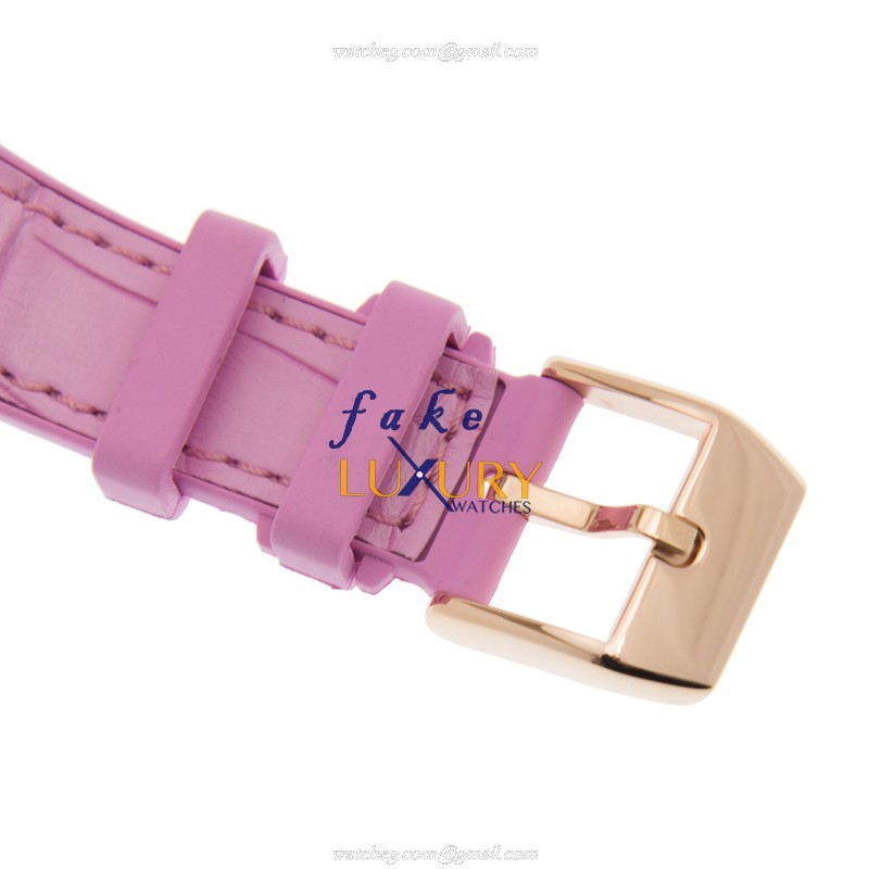 Franck Muller V 32 SC AT FO 5N.RS 18kt Rose Gold Automatic Replica Watch - White Dial, Pink - Image 4