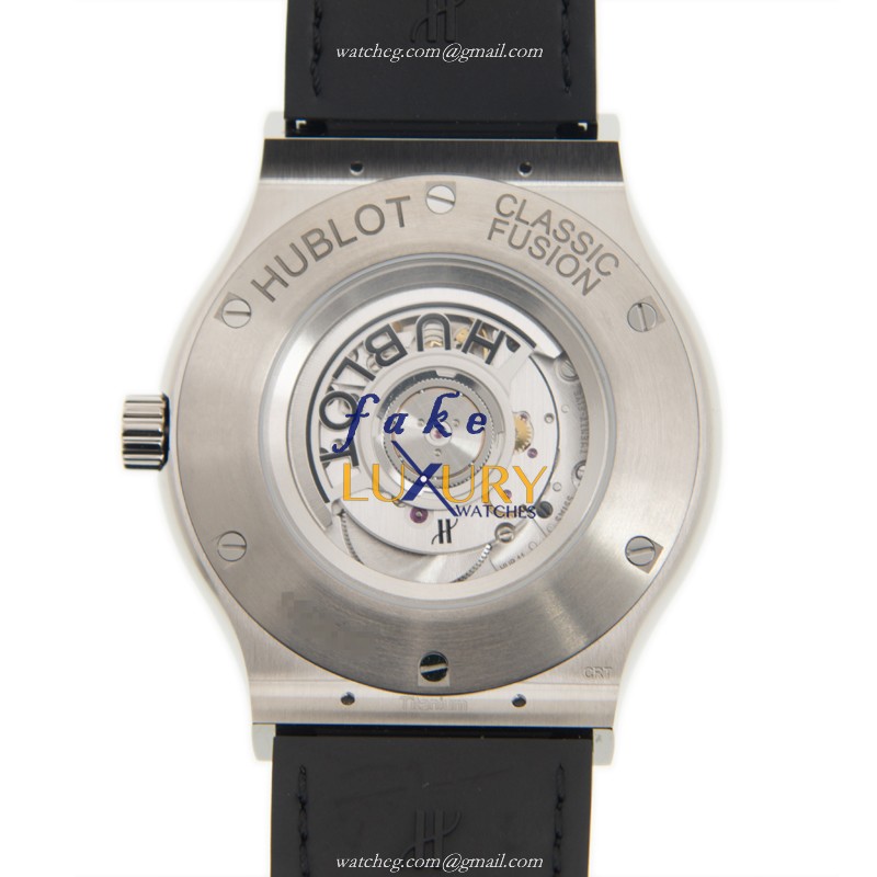 Hublot 511.NX.1171.LR Titanium Automatic Replica Watch with Black Dial Rubber Strap - Image 3