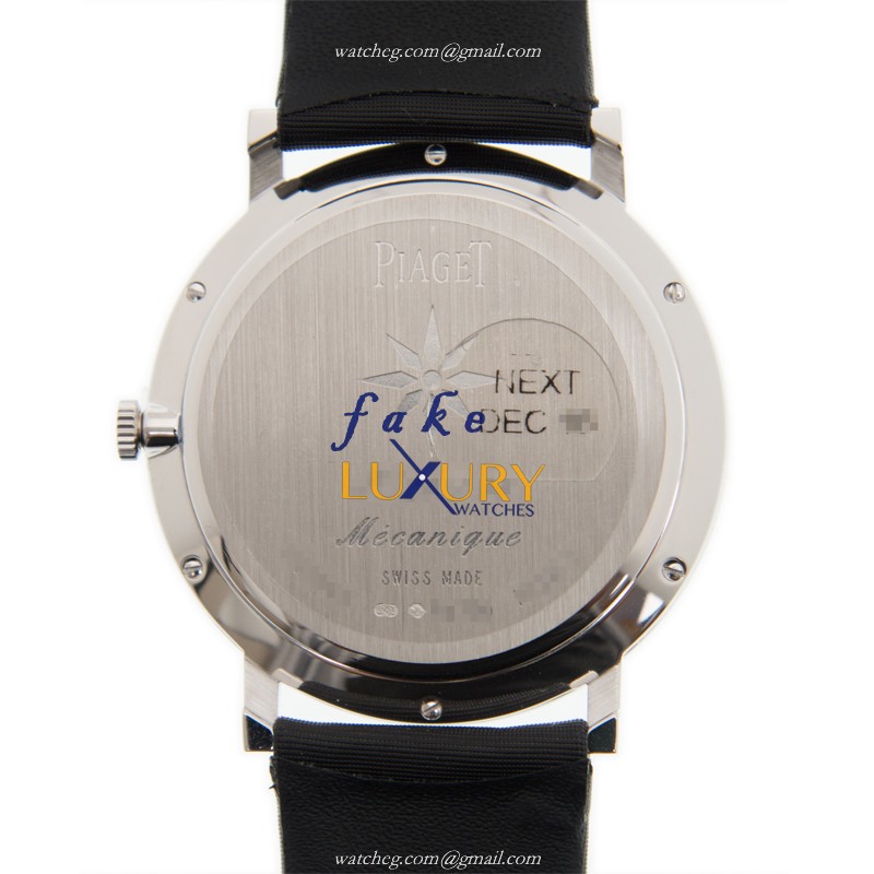 G0A38574 - Piaget Altiplano Replica Watch - Manual Wind - 18kt White Gold Diamond - Black Dial - Image 3