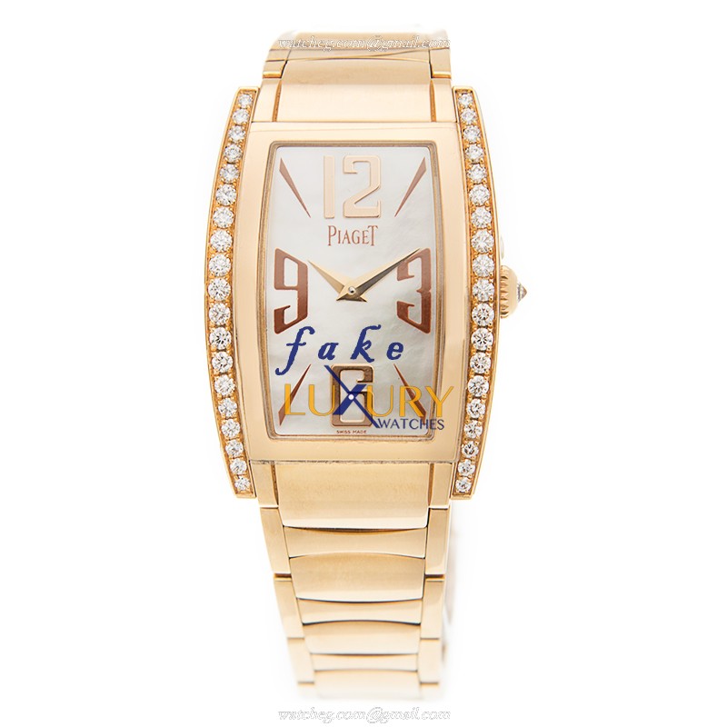 Piaget G0A32094 Limelight Replica Watch - Quartz - 27mm 18kt Rose Gold & Diamonds Case - Image 2