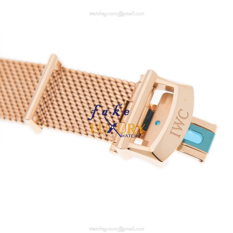 IWC IW459005 Portofino Automatic 18kt Rose Gold Diamonds White Dial Replica Watch - Image 4