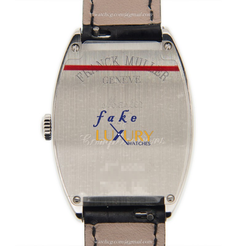 Franck Muller 7502 QZ AC Cintree Curvex Replica Watch, Silver Dial, Steel Case, Quartz - Image 3