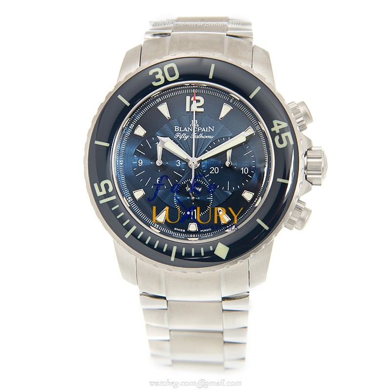 Blancpain Fifty Fathoms 5085FB-1140-71B Automatic Blue Dial Steel Replica Watch - Image 2