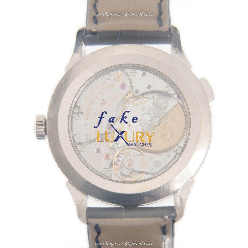 Patek Philippe 5230G-010 Grand Complications 18kt White Gold Automatic Blue Dial Replica Watch - Image 3