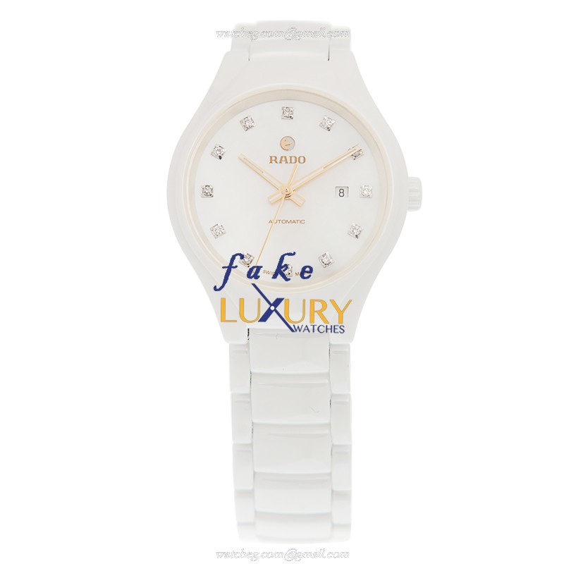 Rado TRUE Automatic Replica Watch R27244902 White Dial Ceramic Case - Image 2