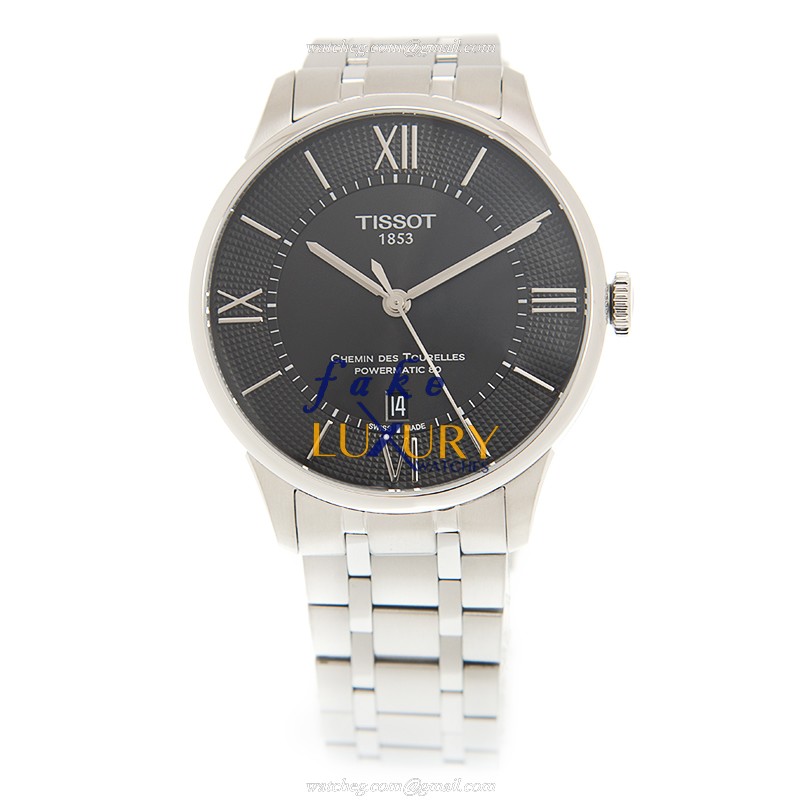 Tissot T099.407.11.058.00 Replica Watch, Black Dial, Steel Bracelet, Automatic Movement - Image 2