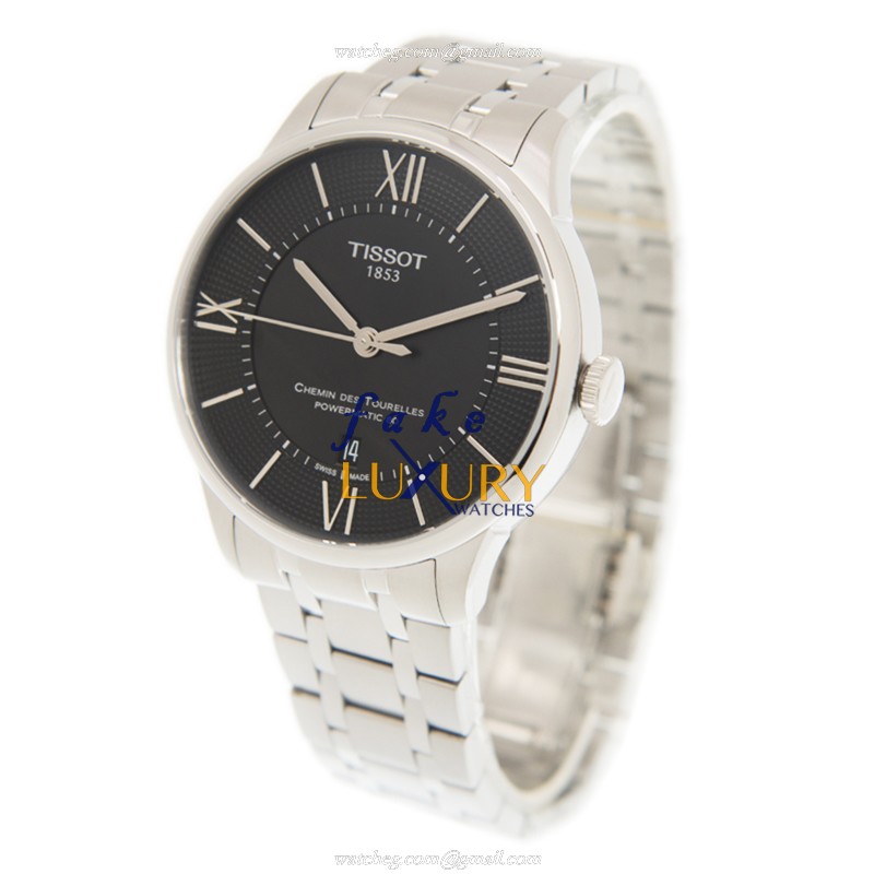 Tissot T099.407.11.058.00 Replica Watch, Black Dial, Steel Bracelet, Automatic Movement - Image 3