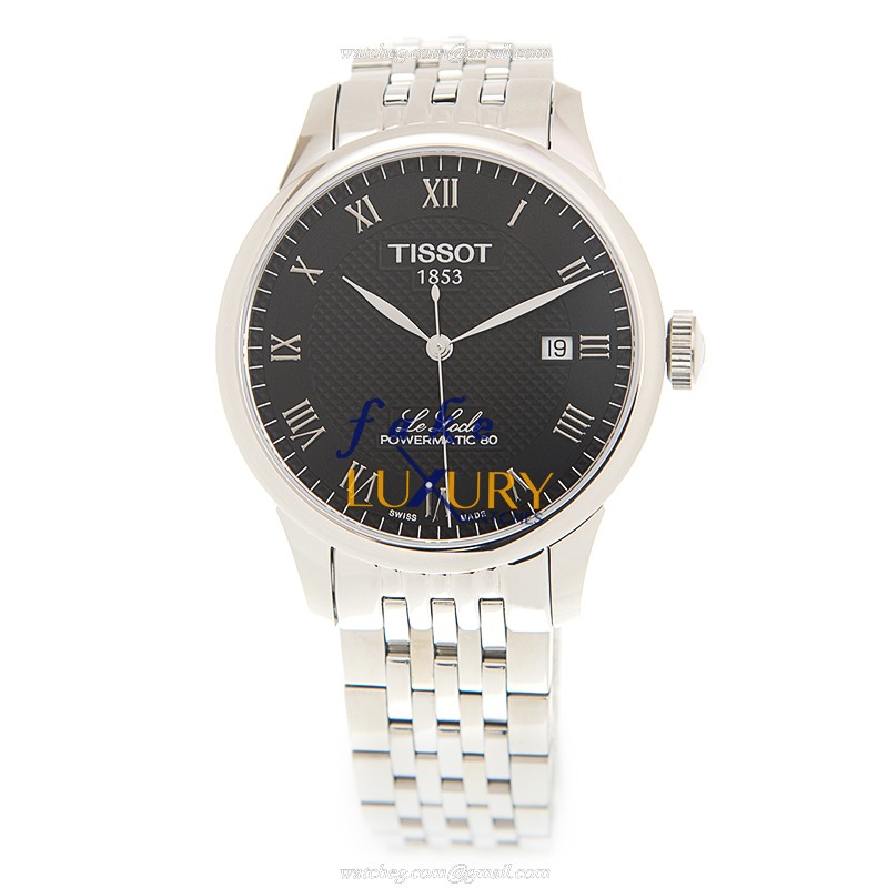 T006.407.11.053.00 - Tissot T-Classic Automatic Replica Watch Black Dial Silver Stainless Steel - Image 2
