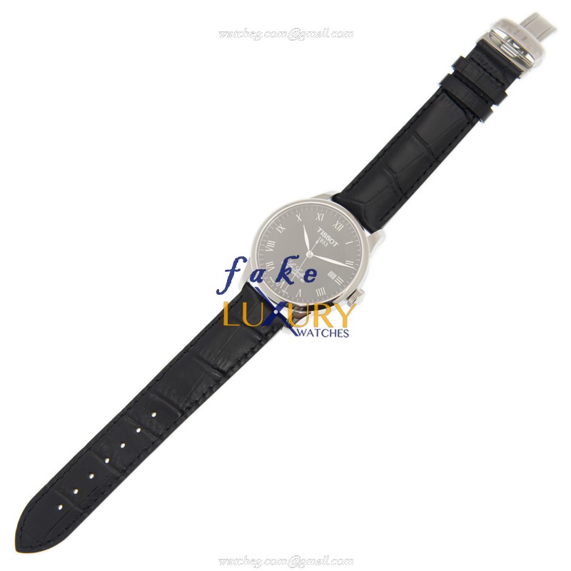 Tissot T-CLASSIC T006.407.16.053.00 | Automatic | Black Leather | Steel | Replica Watch - Image 2