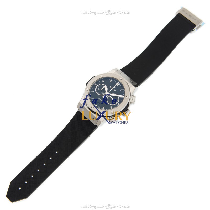 Hublot 541.NX.1171.RX Classic Fusion Automatic Titanium Replica Watch - Black Dial, Rubber Strap - Image 2
