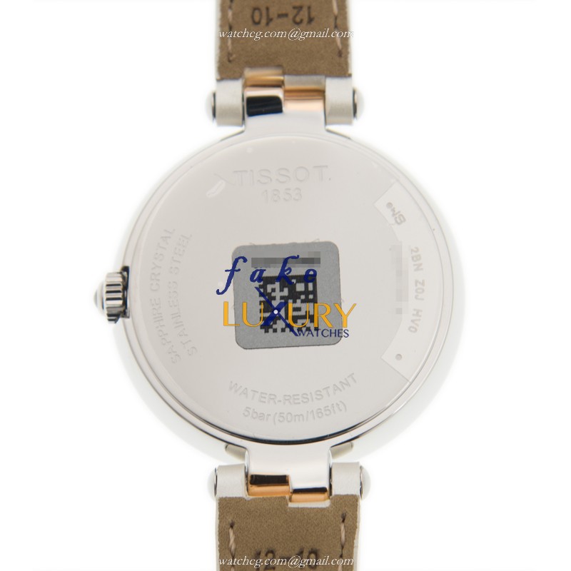 Tissot T094.210.26.111.01 Flamingo Replica Watch, White Dial, Rose Gold Case, Quartz Movement - Image 3