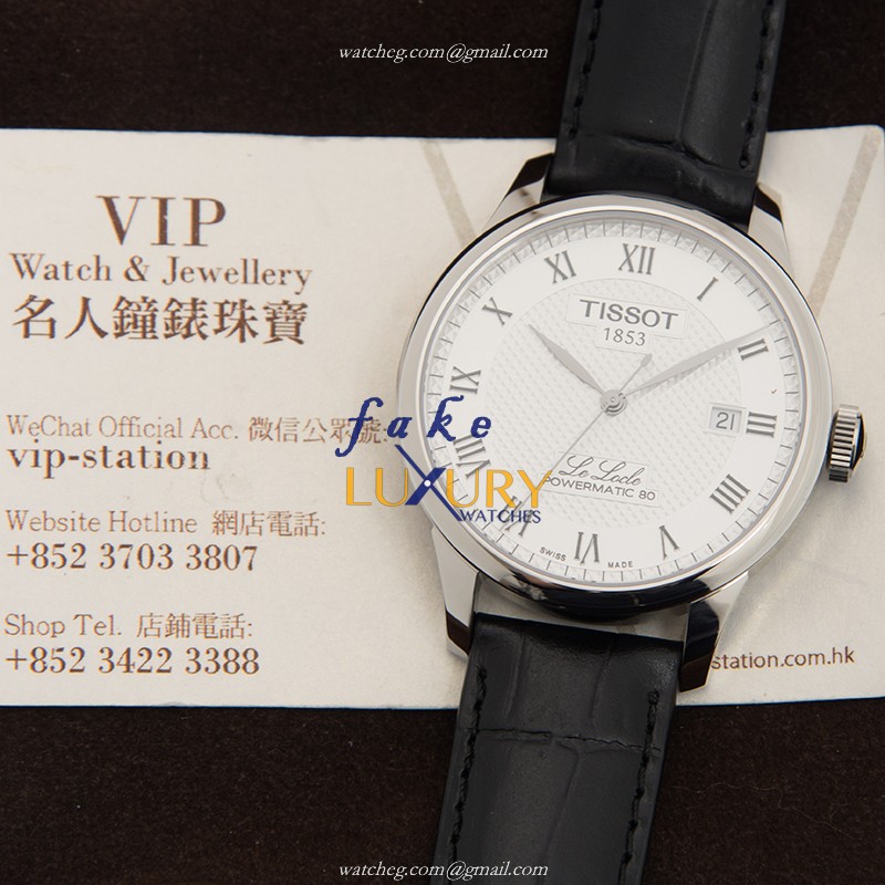 Tissot T-CLASSIC T006.407.16.033.00 - Replica Watch - Automatic - Silver Dial - Leather Strap - Image 5