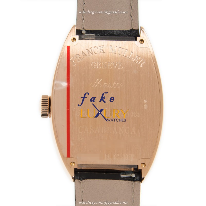 Franck Muller 8880 B C DT 5N Casablanca - Replica Watch - Automatic - 18kt Rose Gold - Silver Dial - Image 3