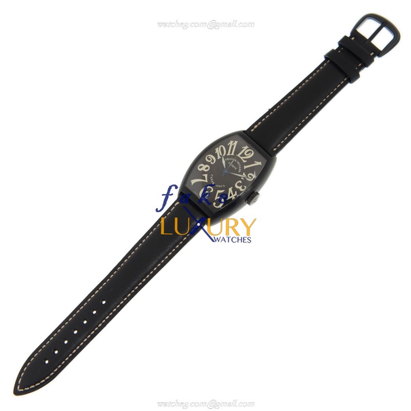 Franck Muller 5850 SC CASA NR AC Cintree Curvex Replica Watch, Automatic, Black Dial, Steel Case - Image 2